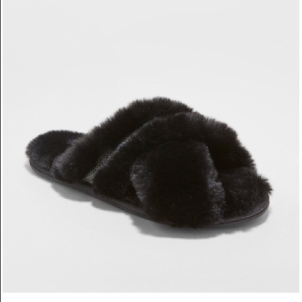 Faux-fur slipper kids